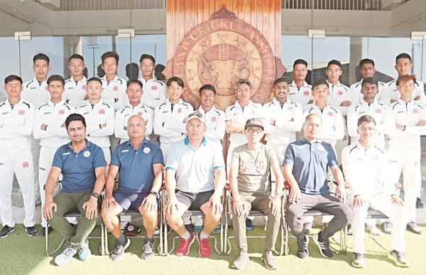 The Nagaland U-19 team which will participate in the upcoming Cooch Behar Trophy.